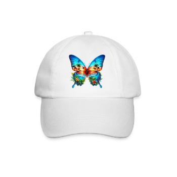 Butterfly - Baseball Cap - white/white - Front