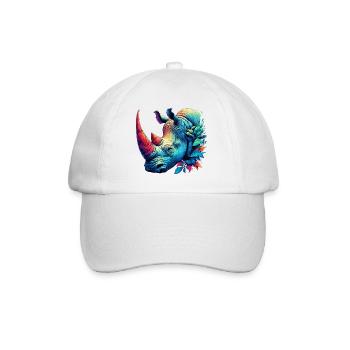 Rhinoceros - Baseball Cap - white/white - Front