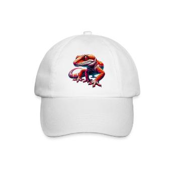 Gecko - Baseballkappe - Weiß/Weiß - Vorne