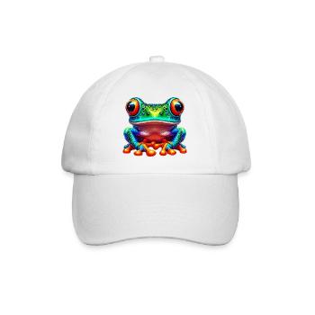 Grenouille - Casquette classique - blanc/blanc - Devant
