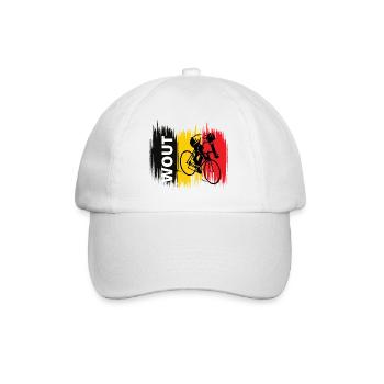 Wout Van Aert - Chamption cycliste - Casquette classique - blanc/blanc - Devant