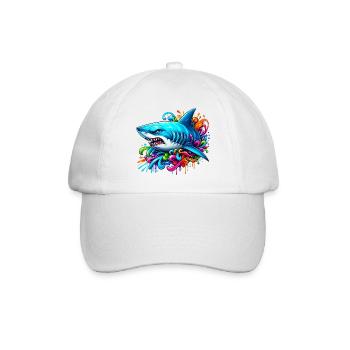 Requin - Casquette classique - blanc/blanc - Devant
