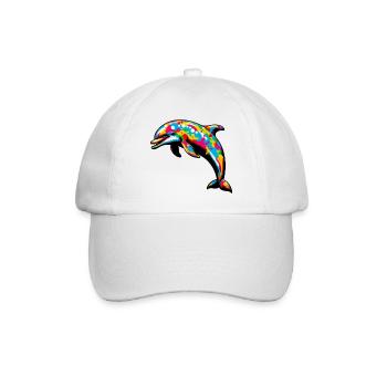 Dolphin - Baseball Cap - white/white - Front
