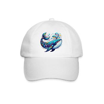 Baleine - Casquette classique - blanc/blanc - Devant
