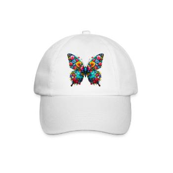 Butterfly - Baseball Cap - white/white - Front