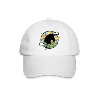 cheval de loisir- cheval de loisir - cheval sur un bâton - Casquette classique - blanc/blanc - Devant