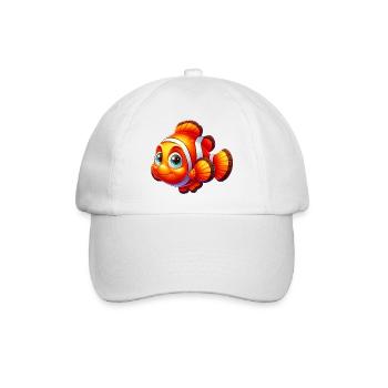Poisson-clown - Casquette classique - blanc/blanc - Devant