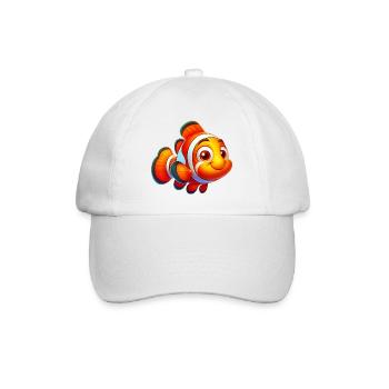 Poisson-clown - Casquette classique - blanc/blanc - Devant