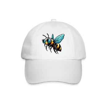 Bee - Baseball Cap - white/white - Front
