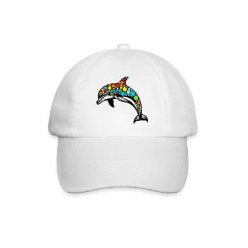Dauphin - Casquette classique - blanc/blanc - Devant