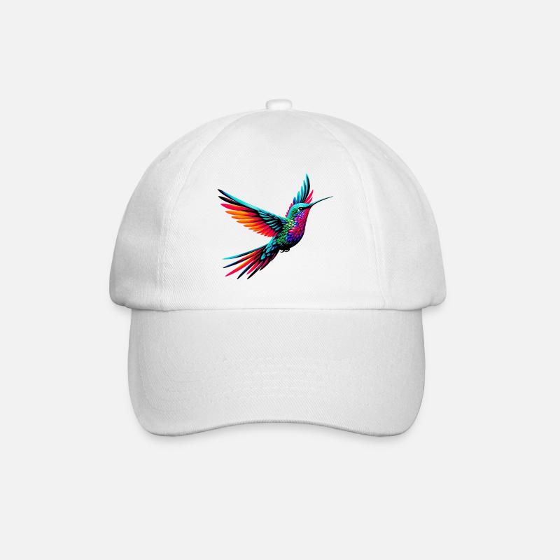 Kolibri - Baseballkappe - Weiß/Weiß