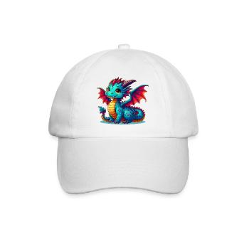 Dragon - Baseball Cap - white/white - Front