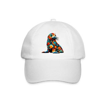 Seal - Baseball Cap - white/white - Front