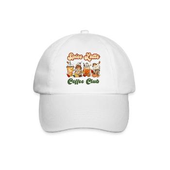 Coffee Club - Pumpkin Spice Latte - Baseballkappe - Weiß/Weiß - Vorne