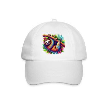 Sloth - Baseball Cap - white/white - Front
