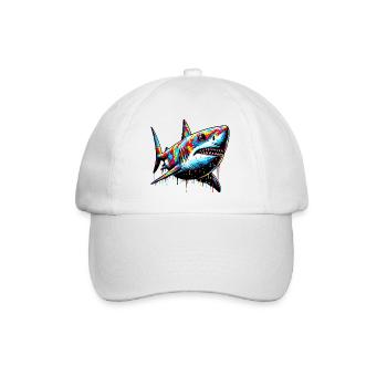 Requin - Casquette classique - blanc/blanc - Devant