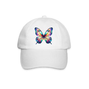Papillon - Casquette classique - blanc/blanc - Devant