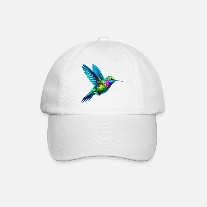 Kolibri - Baseballkappe - Weiß/Weiß