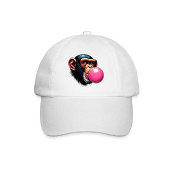 Monkey - Baseball Cap - white/white - Front