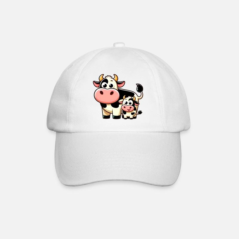 Vache Vaches - Casquette classique - blanc/blanc