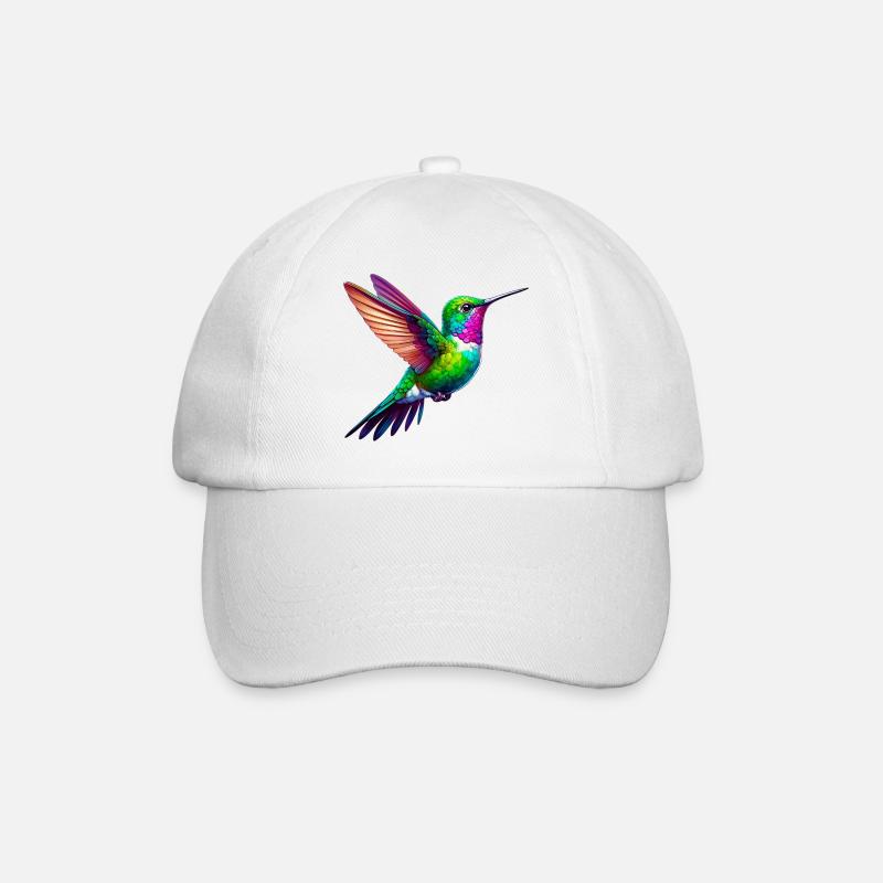 Kolibri - Baseballkappe - Weiß/Weiß