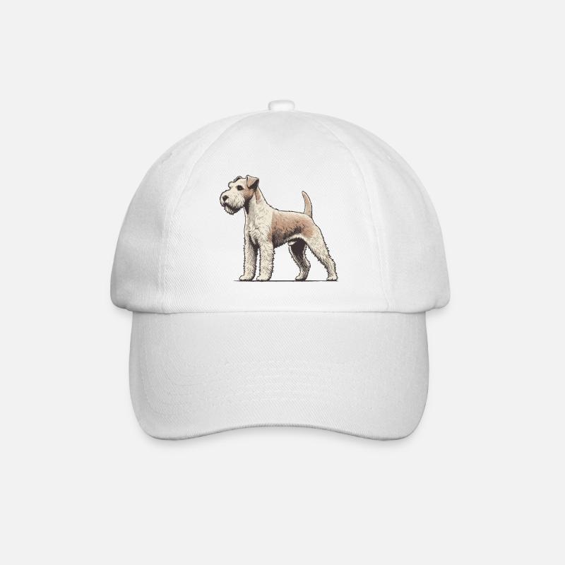 Terrier - Baseball Cap - white/white
