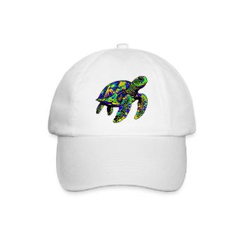 Tortue marine - Casquette classique - blanc/blanc - Devant