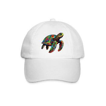Sea turtle - Baseball Cap - white/white - Front