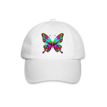 Butterfly - Baseball Cap - white/white - Front