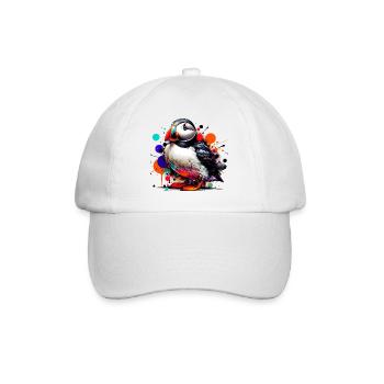 Puffin - Baseball Cap - white/white - Front