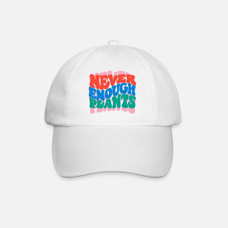 Jamais assez de plantes - Casquette classique - blanc/blanc