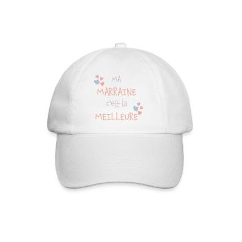 Ma marraine c'est la meilleure - Casquette classique - blanc/blanc - Devant