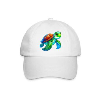 Tortue - Casquette classique - blanc/blanc - Devant