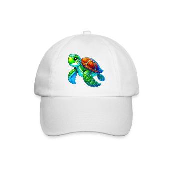 Tortue - Casquette classique - blanc/blanc - Devant