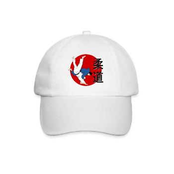 Judo - Judoka - Martial Arts - Baseball Cap - white/white - Front