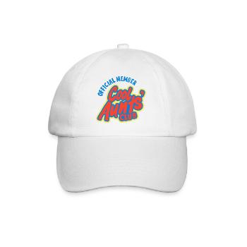 Cool Aunt’s Club Mitgliedsdesign - Baseballkappe - Weiß/Weiß - Vorne