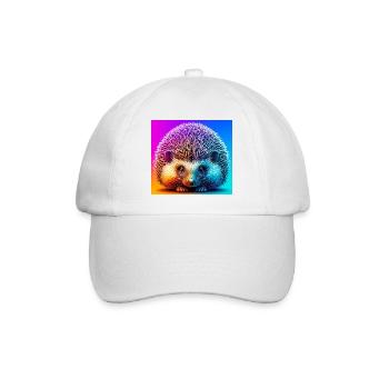 hedgehog - Baseball Cap - white/white - Front