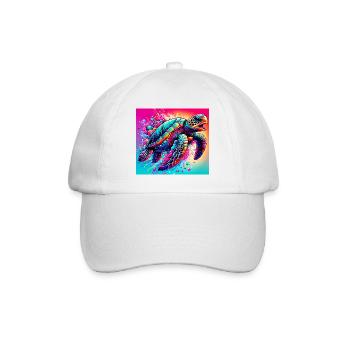 tortue - Casquette classique - blanc/blanc - Devant