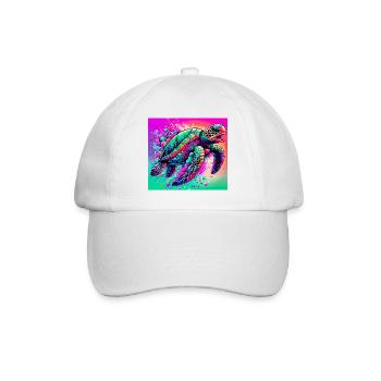 tortue - Casquette classique - blanc/blanc - Devant