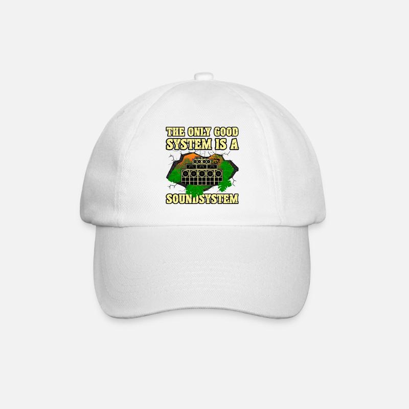 Dub Soundsystem - Baseball Cap - white/white