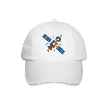 Satellites géométriques futuristes - Casquette classique - blanc/blanc - Devant