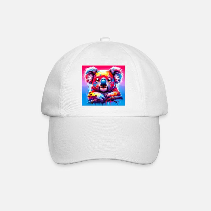 Koala - Baseballkappe - Weiß/Weiß