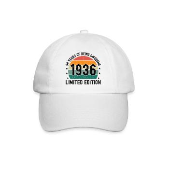90 Years Of Being Awesome 1936 Limited Edition - Baseball Cap - white/white - Front