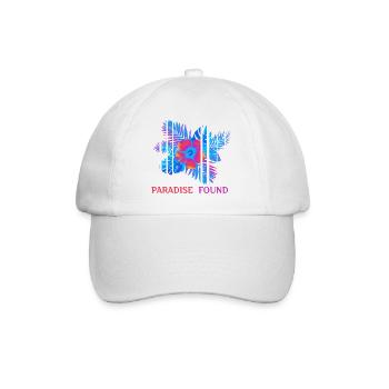 Hibiscus Neon Paradise Found - Baseball Cap - white/white - Front