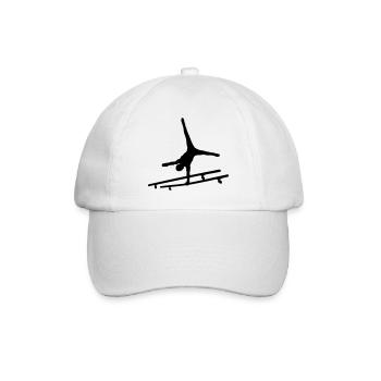 Gymnastik - Baseballkappe - Weiß/Weiß - Vorne