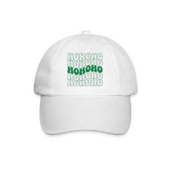 Hohoho Christmas Vintage - Baseball Cap - white/white - Front