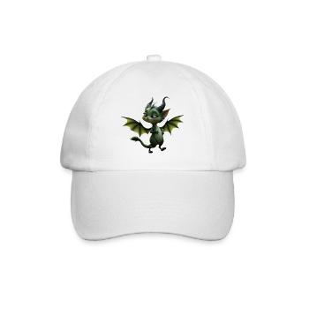Dragon Vert Ailé - Casquette classique - blanc/blanc - Devant