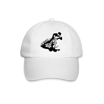 Motocross - Baseball Cap - white/white - Front