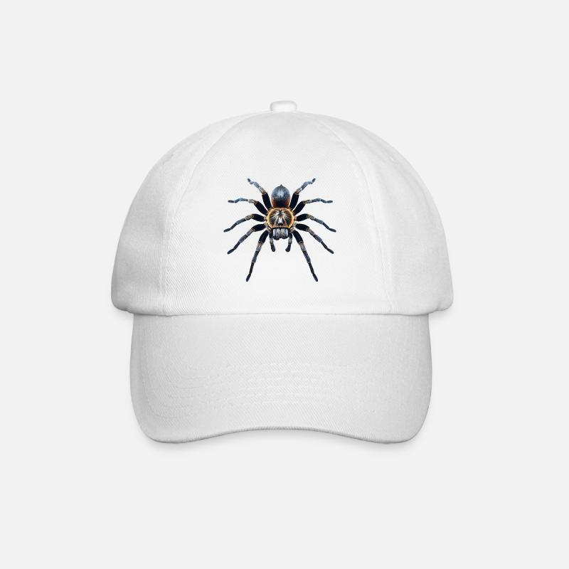 Vogelspinne - Baseballkappe - Weiß/Weiß
