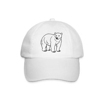 Ours polaire - Casquette classique - blanc/blanc - Devant